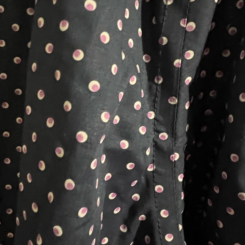 Van Heusen Polka Dot Dress Shirt Classic Cotton - Picture 6 of 10